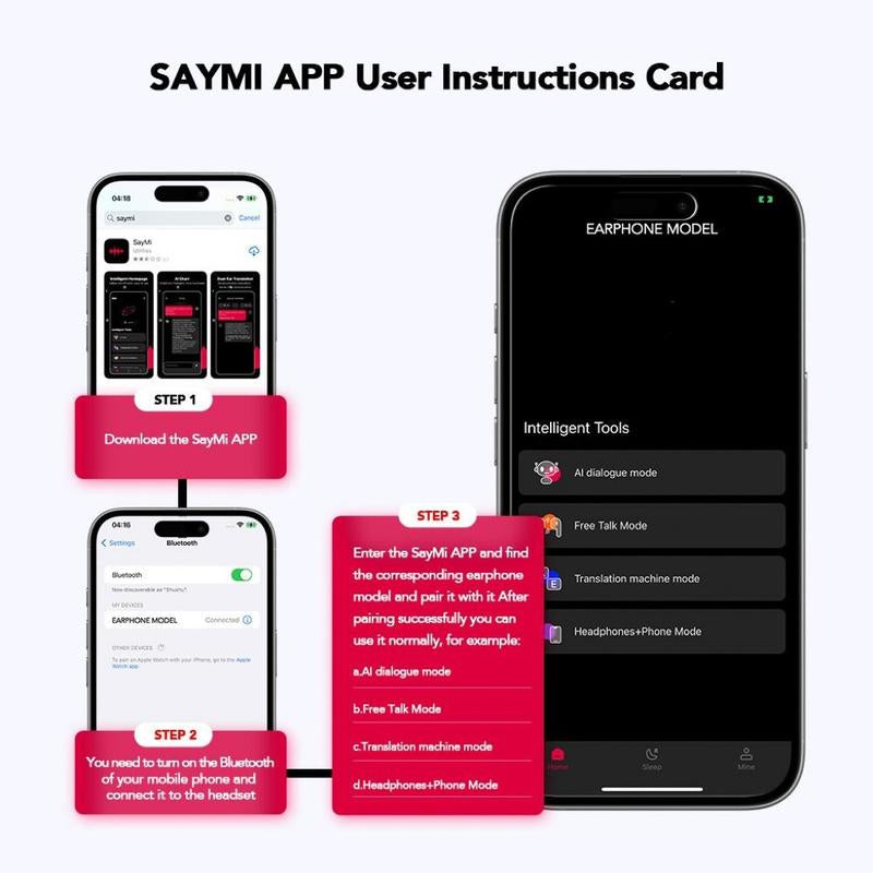 ERAZER XF35 Translation Earbuds Real Time,134 Languages Translator Earbuds Open-Ear Wireless Headphone, with Audio-Visual Future Touch Screen Translating Device for Audifonos Traductores Inglés Español Free APP Fit IOS & Android