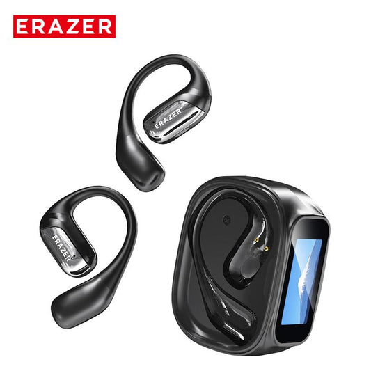 ERAZER XF35 Translation Earbuds Real Time,134 Languages Translator Earbuds Open-Ear Wireless Headphone, with Audio-Visual Future Touch Screen Translating Device for Audifonos Traductores Inglés Español Free APP Fit IOS & Android